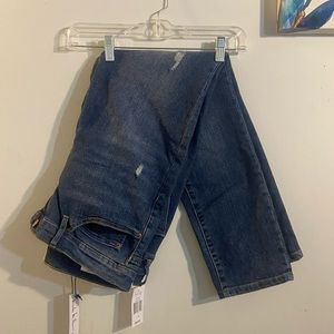 NWT Nicole Miller SOHO high rise skinny crop